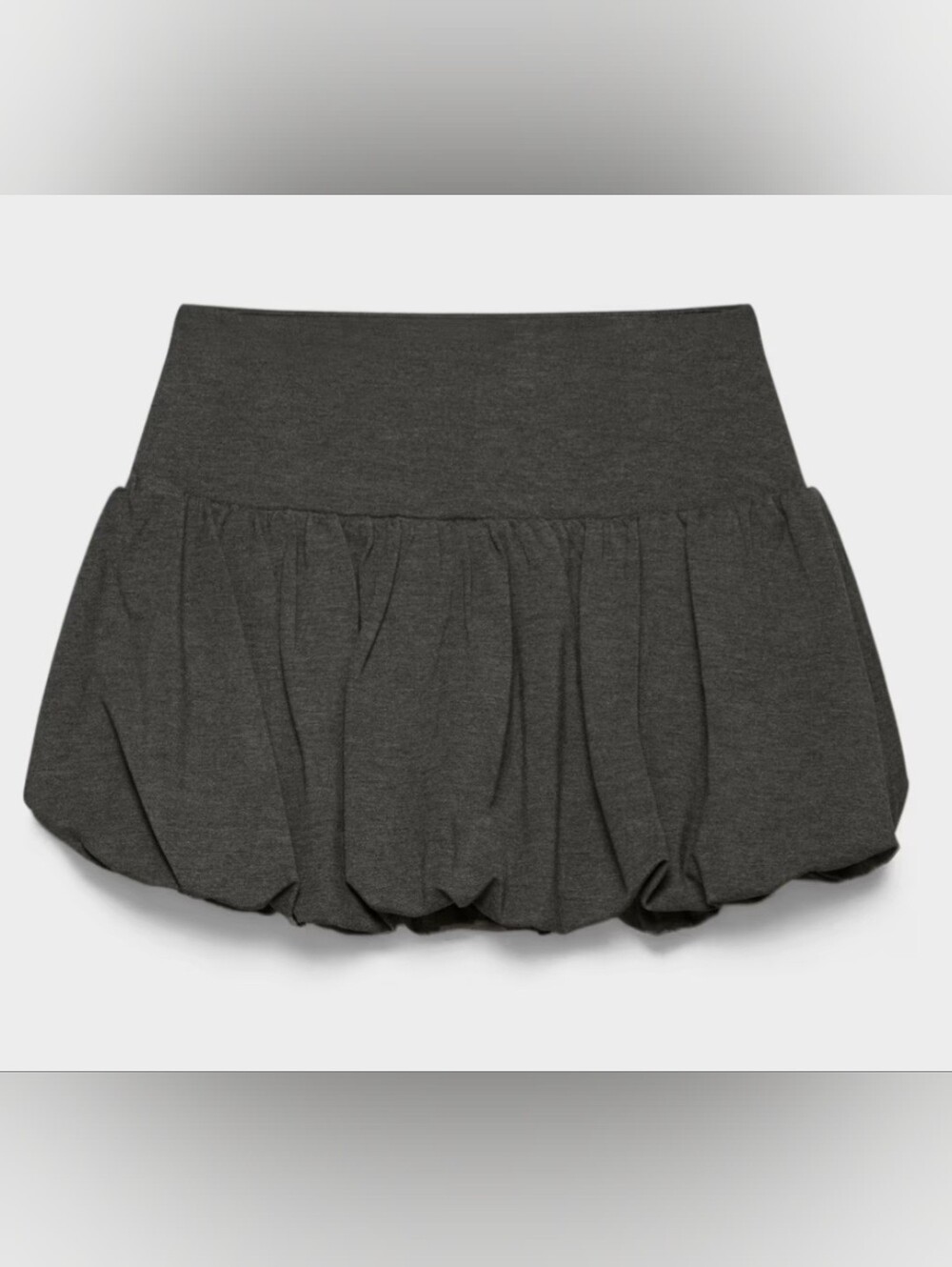 Wilfred Dark Gray Bubble Skirt